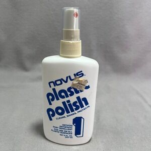 Novus Plastic Polish No 1 Spray NOS 90s Vintage 8oz Arcade Pinball Restoration